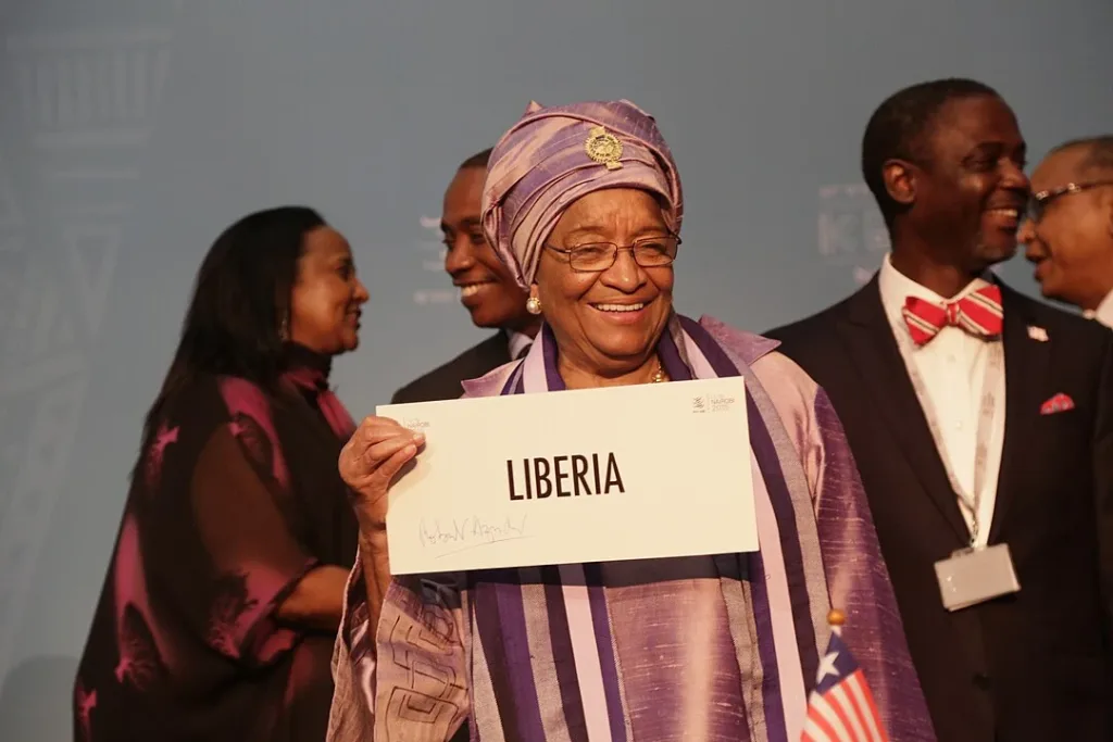 Ellen Johnson Sirleaf, prima donna Presidente in Africa (Liberia)