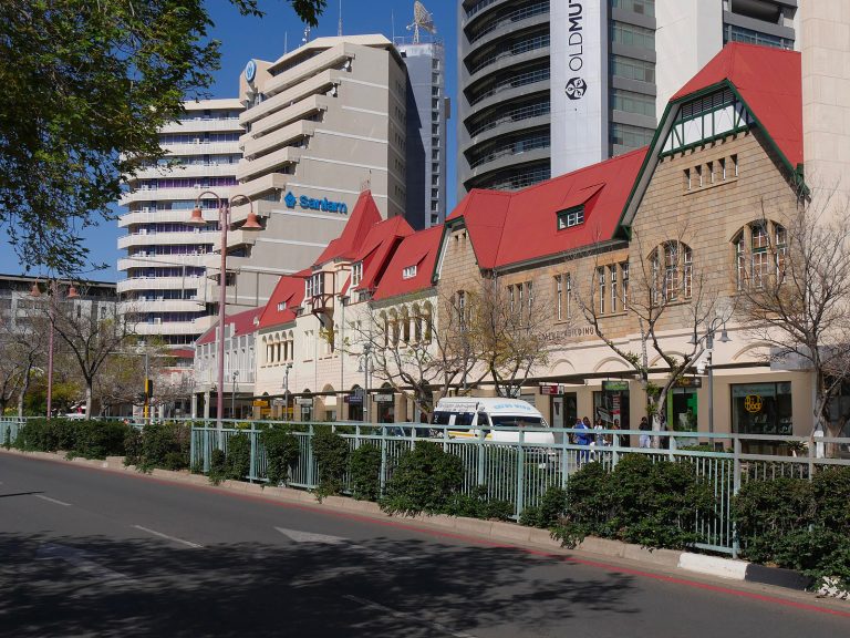 windhoek in namibia: independent avenue